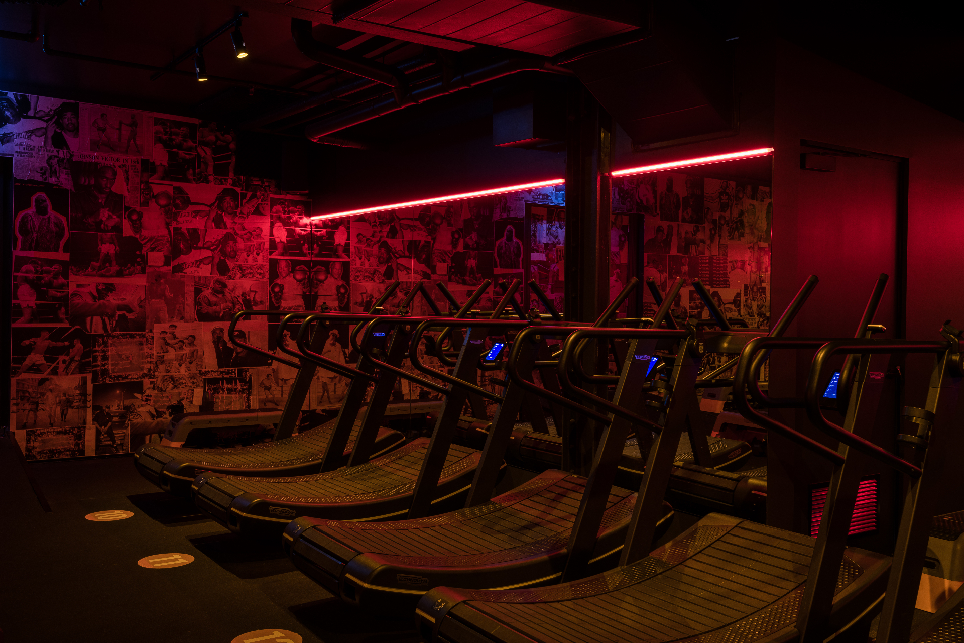 Undercard training floor
